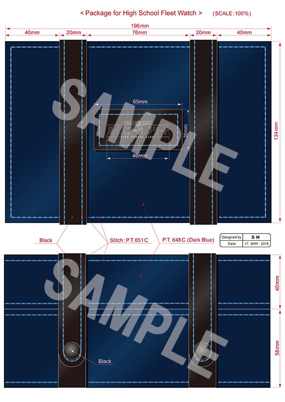 オリジナルウオッチ　ハイスクール・フリート仕様
